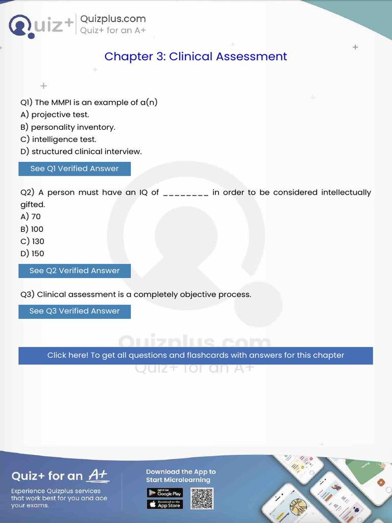 The Mmpi Is An Example of An | PDF