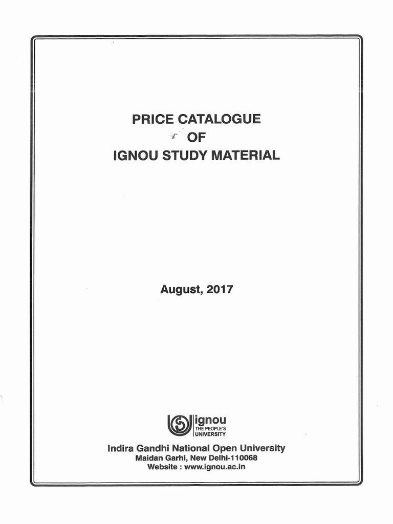 Price Catalogue | PDF