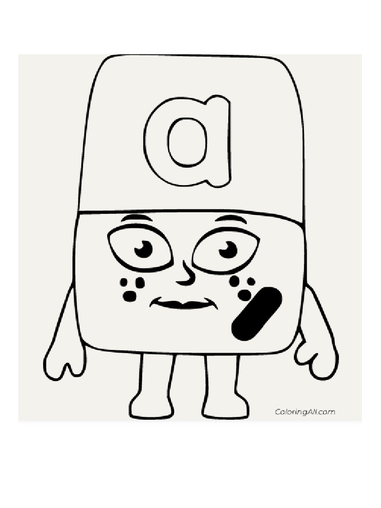 Alphablocks para Colorir | PDF
