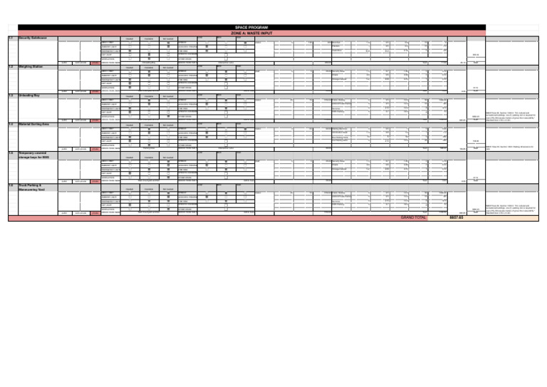 Thesis Space Program Template - Diño - Zone 1 | PDF