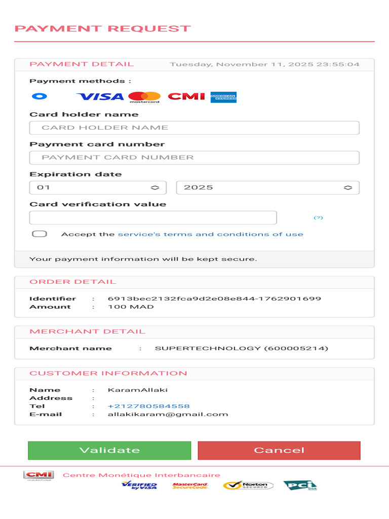 Payment Request | PDF