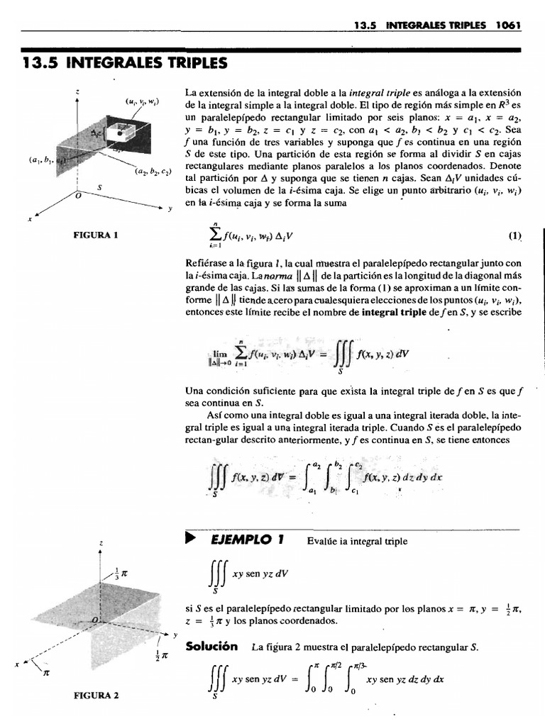 Integrales Triples | PDF