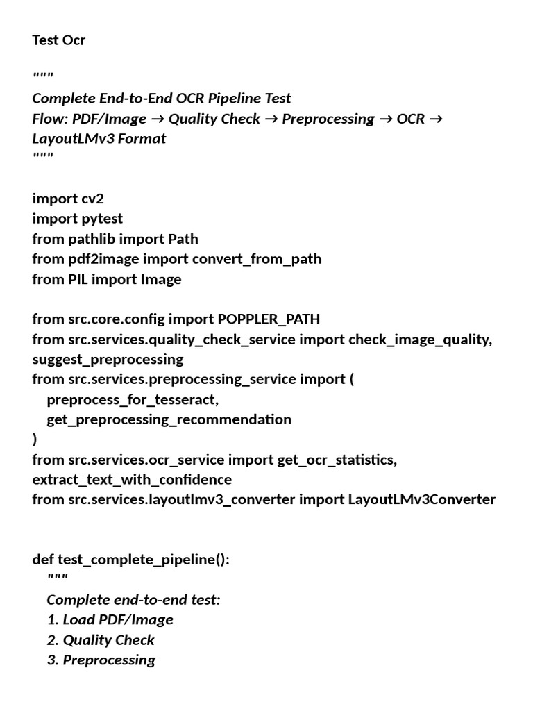Test Ocr | PDF