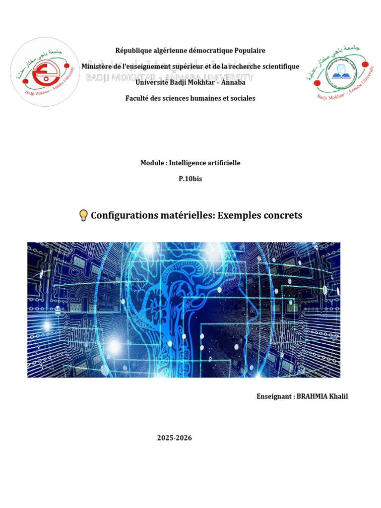 10 B Configuration MatÃrielle Exemples | PDF