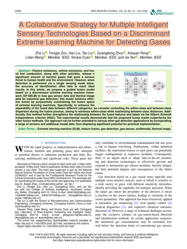 A Collaborative Strategy For Multiple Intelligent Sensory Technologies ...