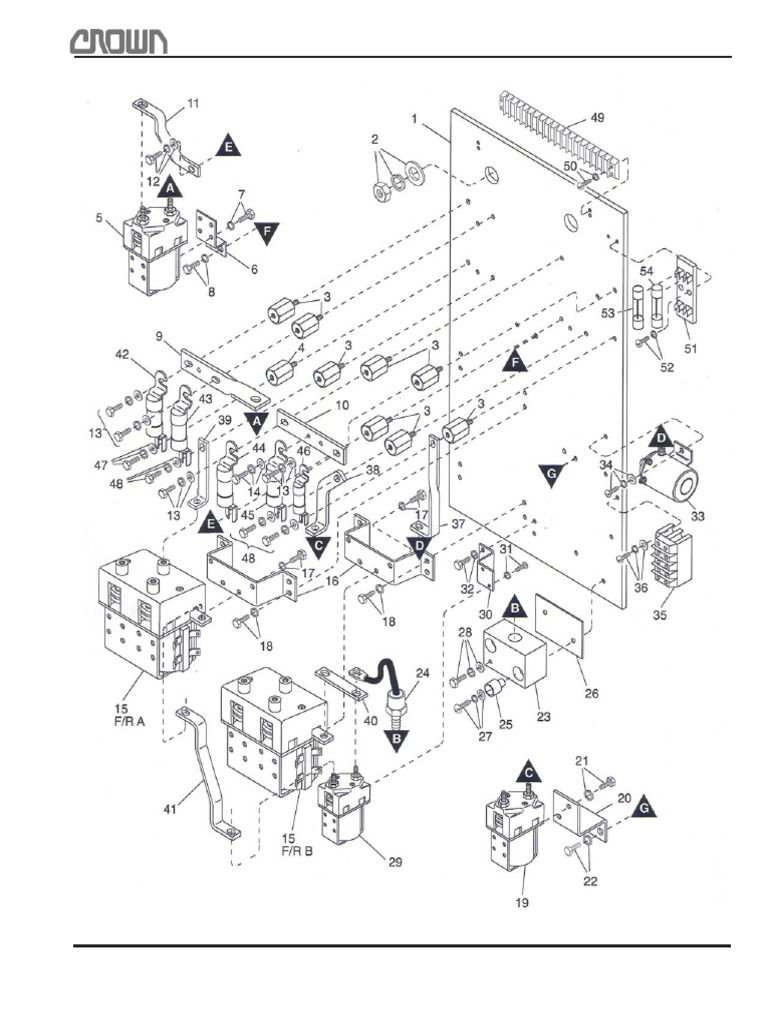63 RC3000 PARTES Panel de Contactores | PDF