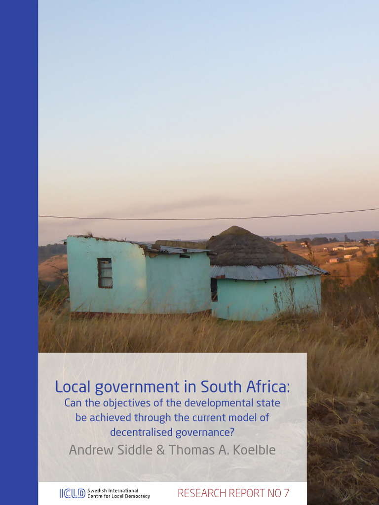 Local Government in South Africa | PDF | Decentralization | Governance
