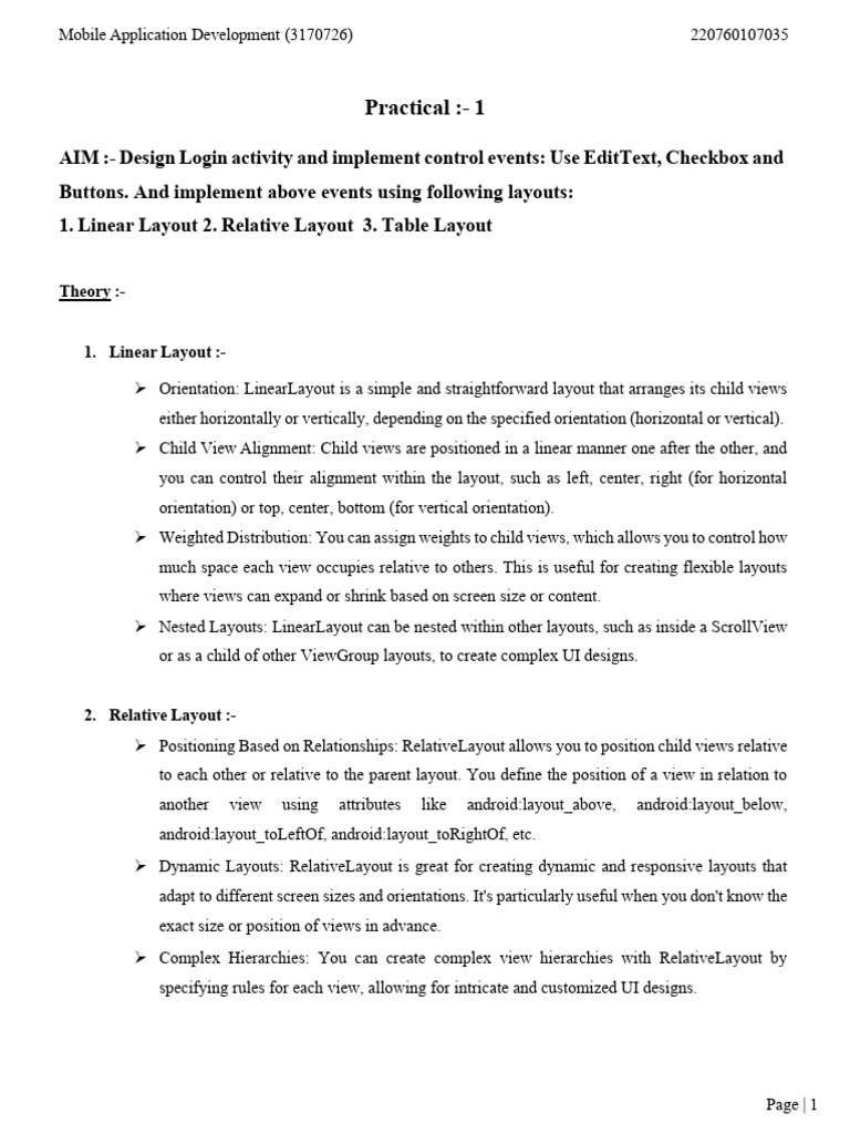 MAD PR 1 To 4 | PDF