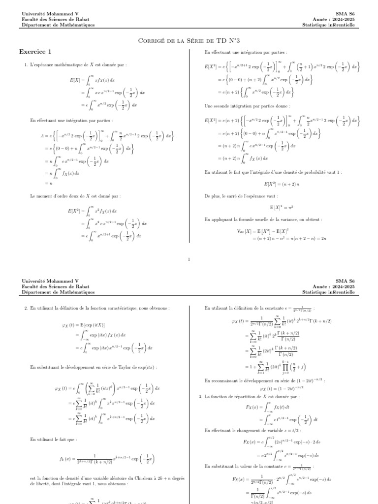 TD 3 Corrigé | PDF