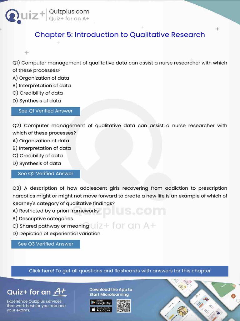 Computer Management of Qualitative Data Can Assist A Nurse Researcher ...