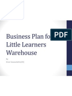 Business Plan For Little Learners Warehouse: by Kiran Sawwalakhe