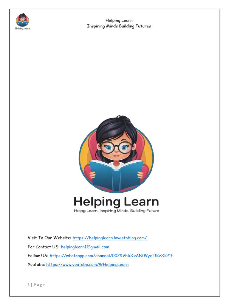 Helping Learn Inspiring Minds Building Futures | PDF