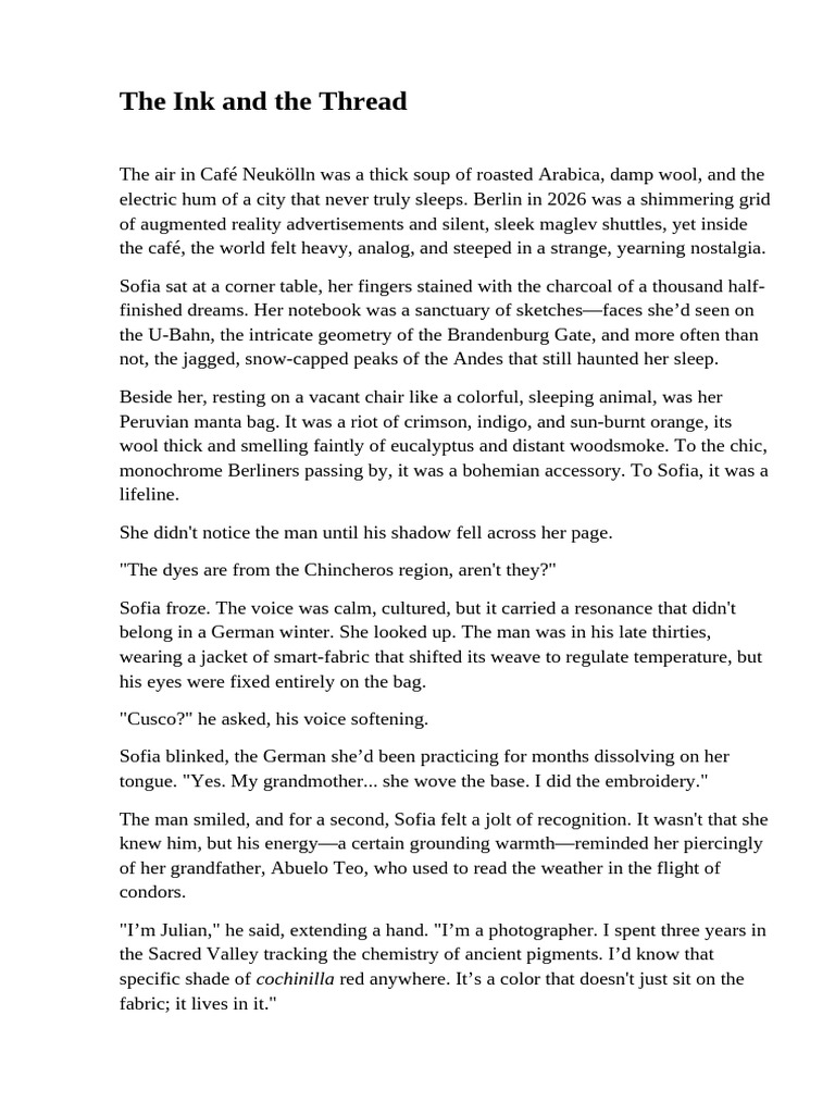 The Ink and The Thread | PDF