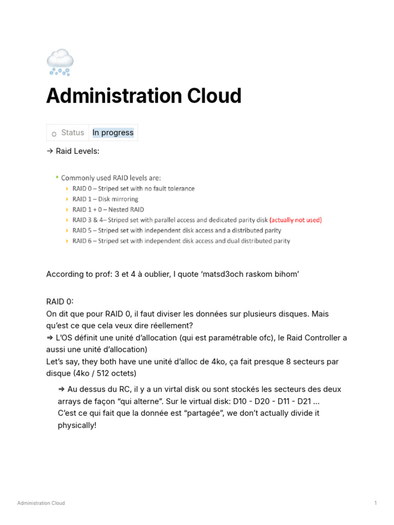 Admin Cloud Notes | PDF