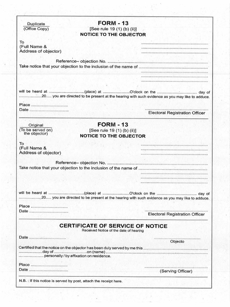Form 13 | PDF