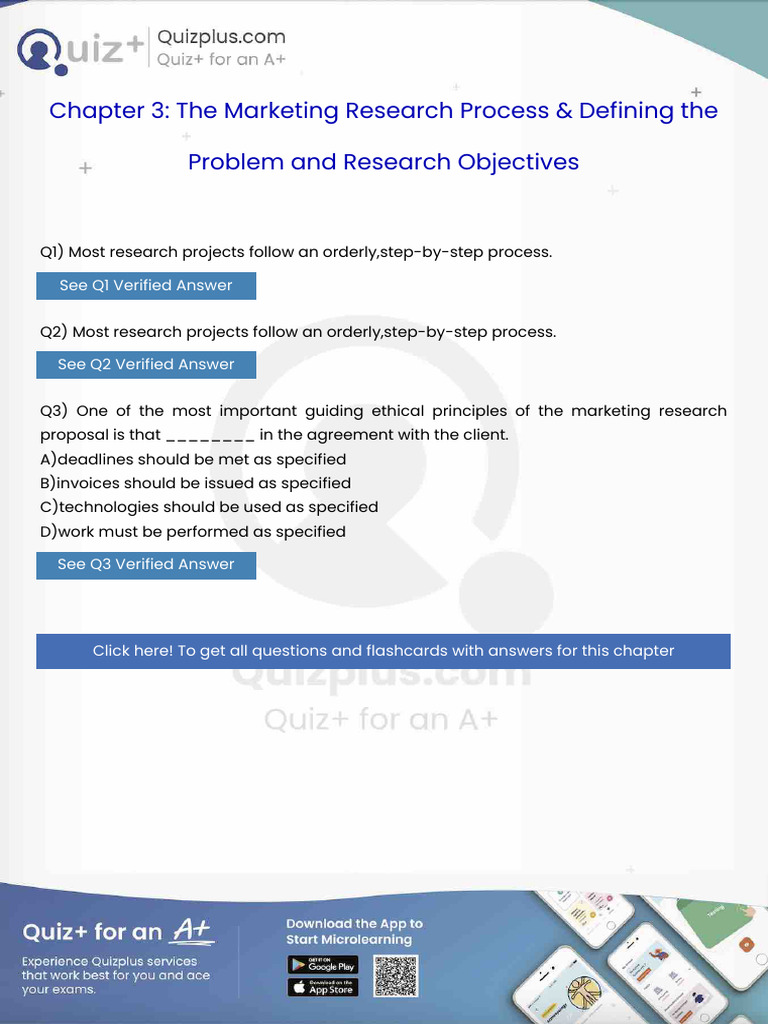 Most Research Projects Follow An Orderlystepbystep Process | PDF