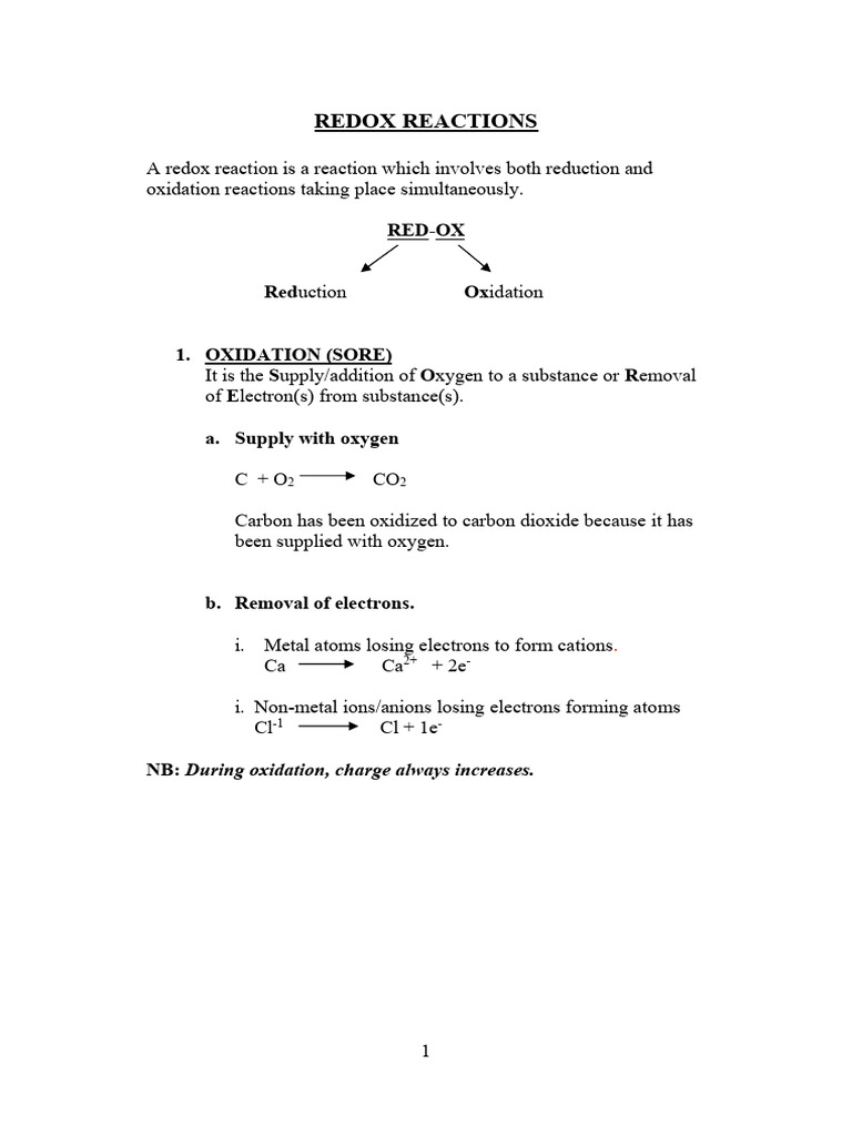 REDOX | PDF