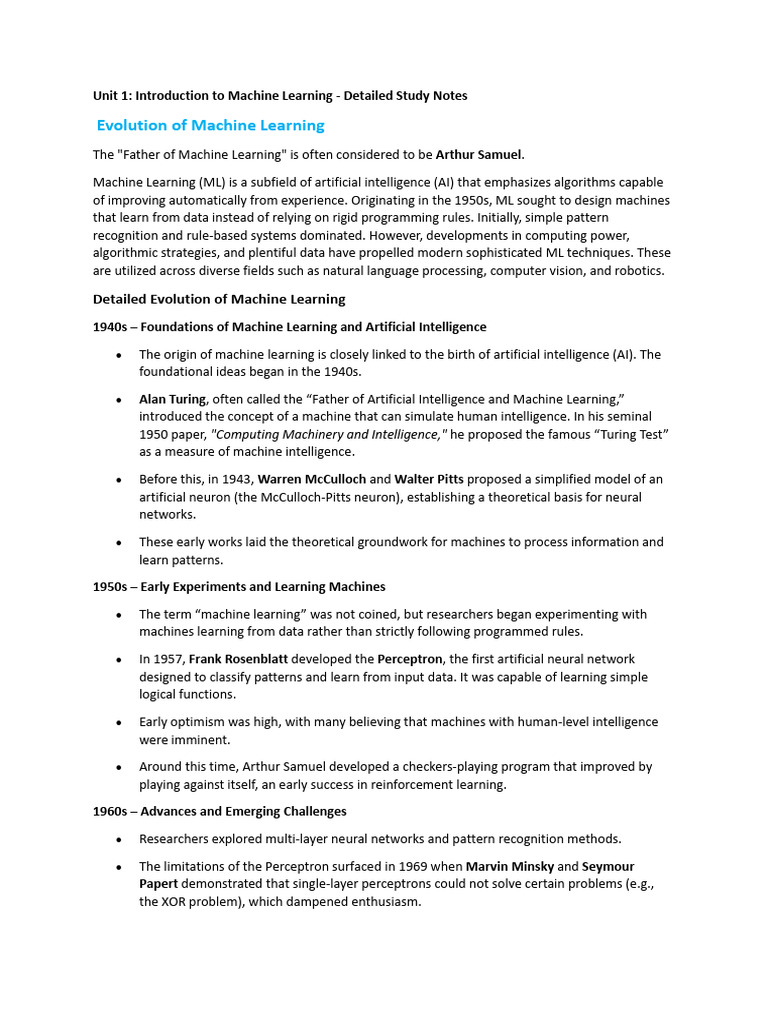 ML 1 | PDF