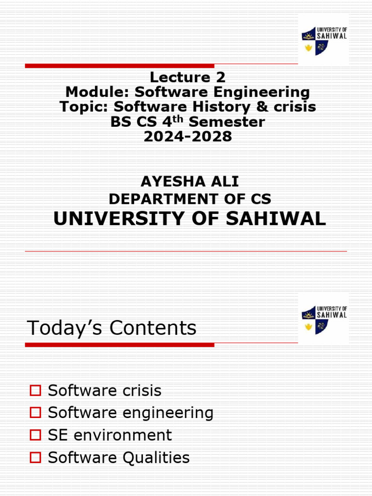 2 Software History + Crisis | PDF | Software | Engineering