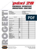 Epoxi 28 resistência química e performance