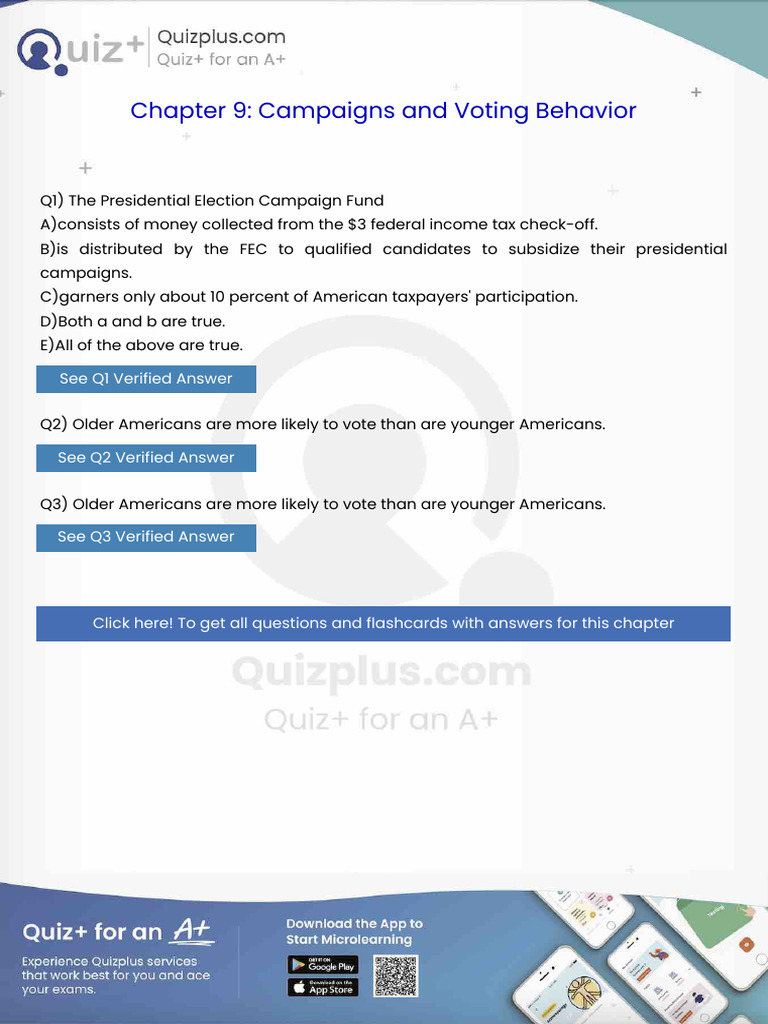 The Presidential Election Campaign Fund | PDF