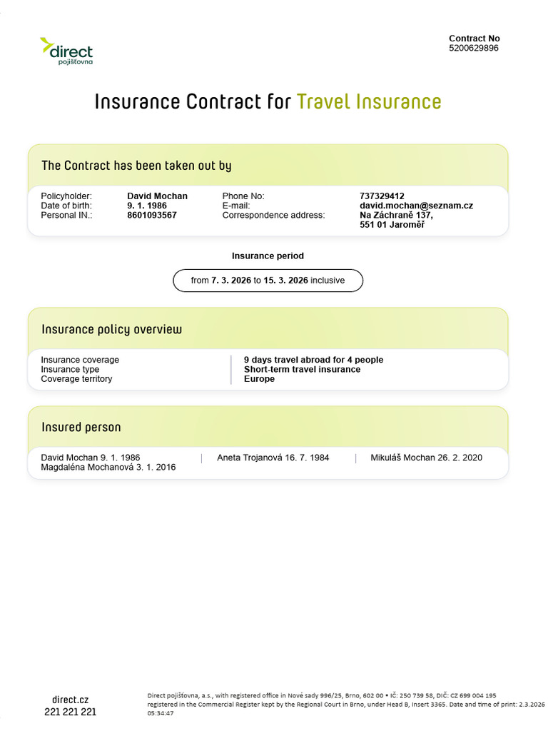 Insurance Policy | PDF