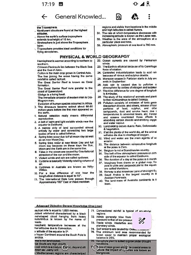 General Knowledge Pak Mcqs | PDF