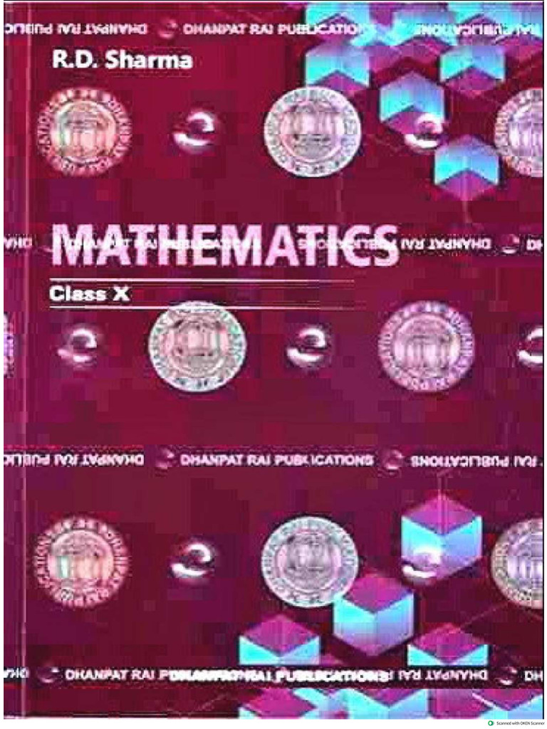 RD Sharma Class 10th | PDF