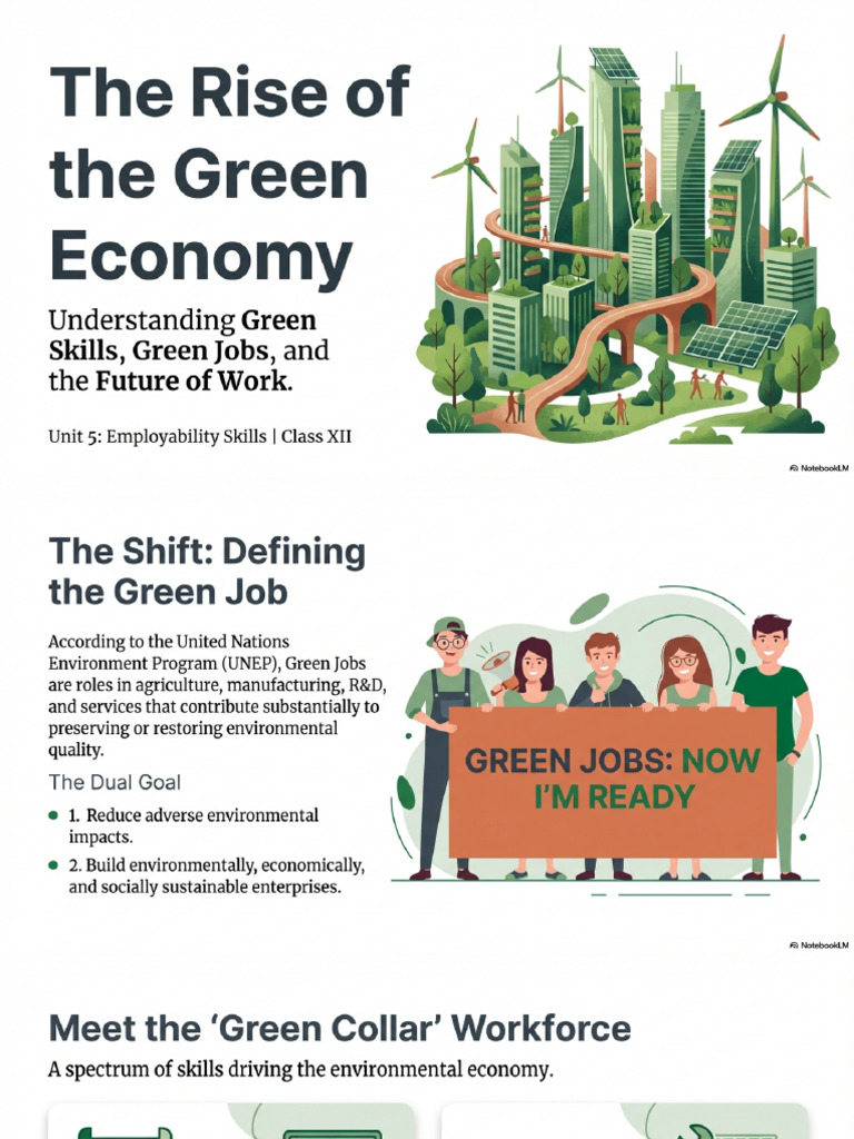 Green Jobs The Future of Work | PDF