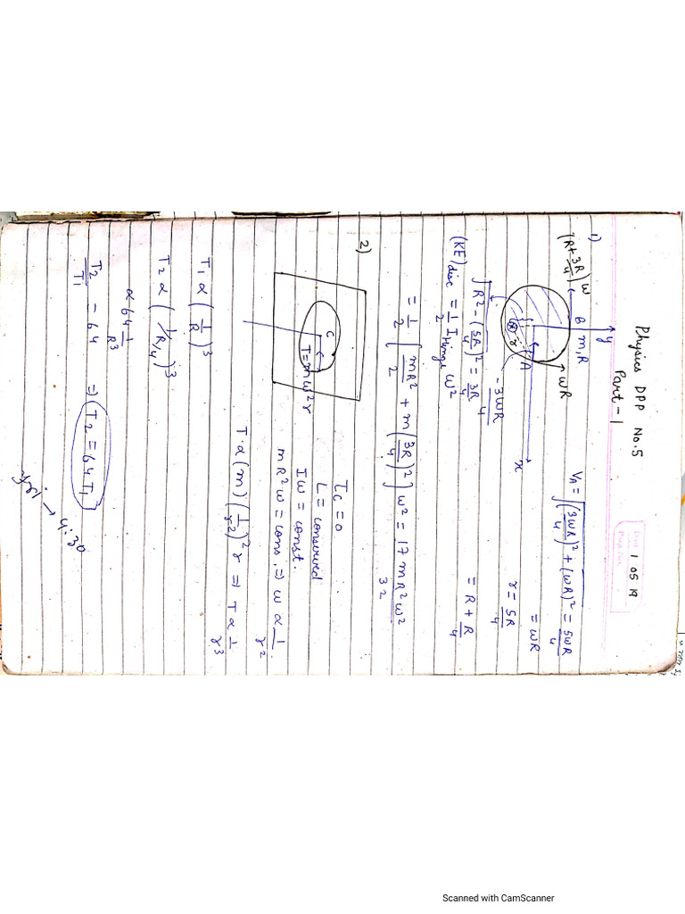 Phy DPP 5 | PDF
