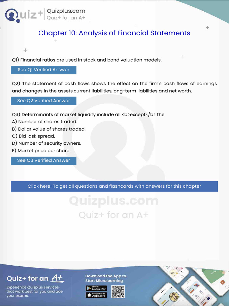 Refer To Exhibit 109calculate The Financial Leverage Ratio Used in ...