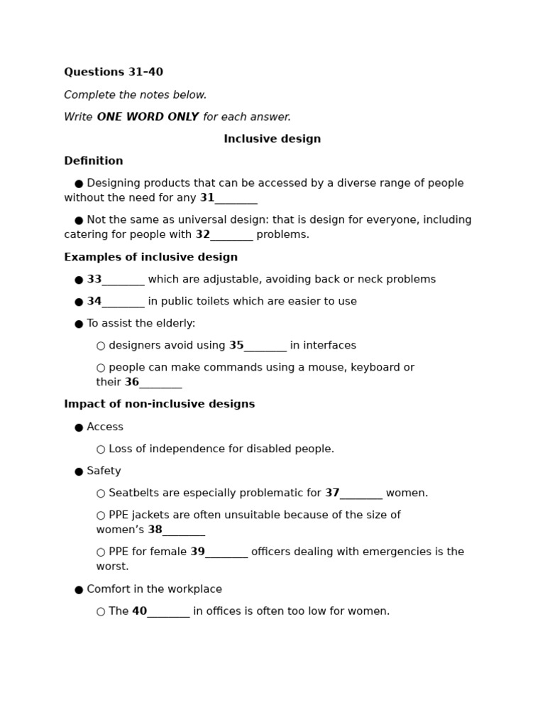 Listening Test 3 Section 4 Cambridge | PDF