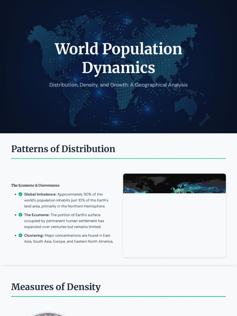 World Population Dynamics | PDF