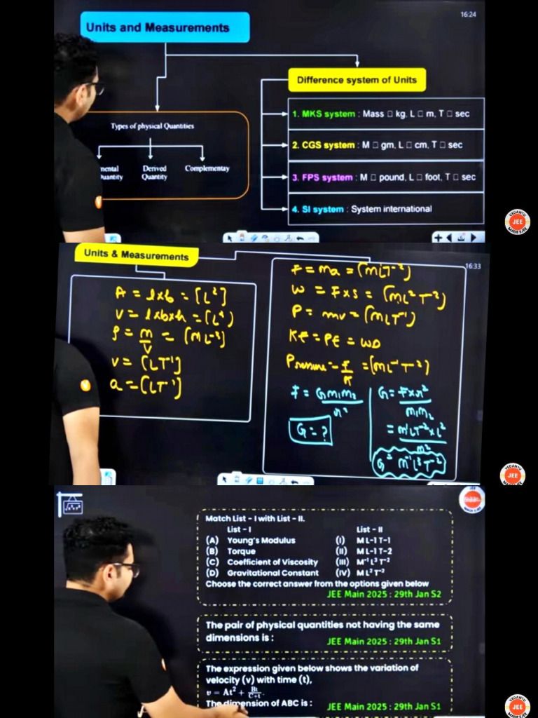 Units and Dimensions | PDF
