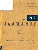 Les Jaawambe: Traditons Historiques Des Peuls Jaawambe (Présenté Par A. Hampâté Bâ)
