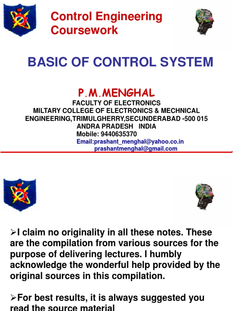 Basic of Control System | PDF