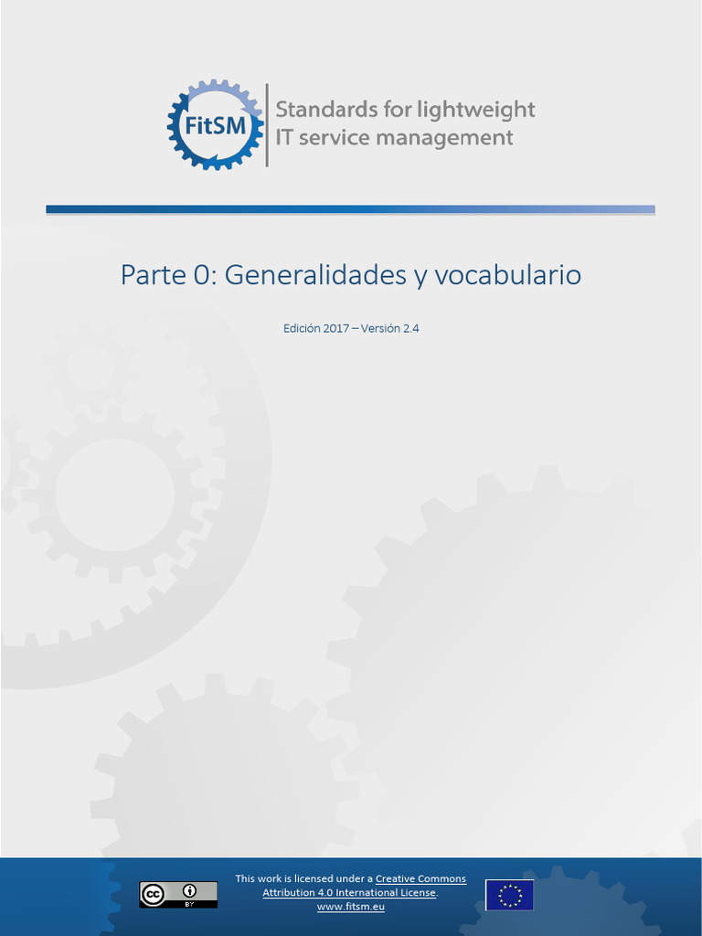 FitSM-0 Generalidades y Vocabulario | PDF