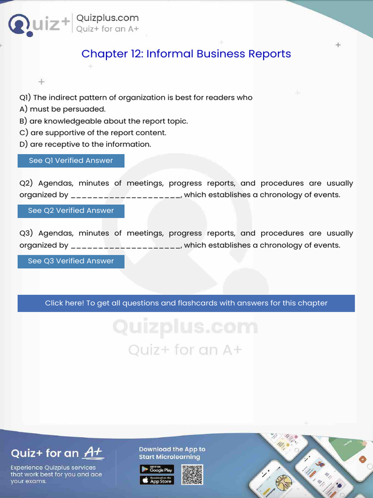 The Indirect Pattern of Organization Is Best For Readers Who | PDF