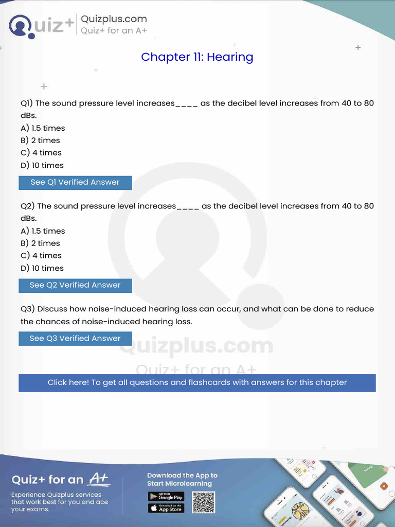 The Sound Pressure Level Increases As The Decibel Level Increases From ...