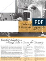 Salem College Courses For Community Fall 2012