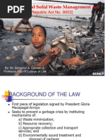 RA 9003 - Ecological Solid Waste Management Act of 2000 | PDF | Waste ...