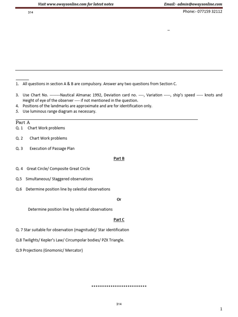 Phase 1 TCN Latest Past Question Papers - Jan 2026-1-5 | PDF