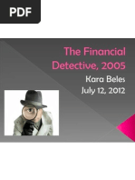 Download The Financial Detective 2005 by Kara Beles SN101744072 doc pdf