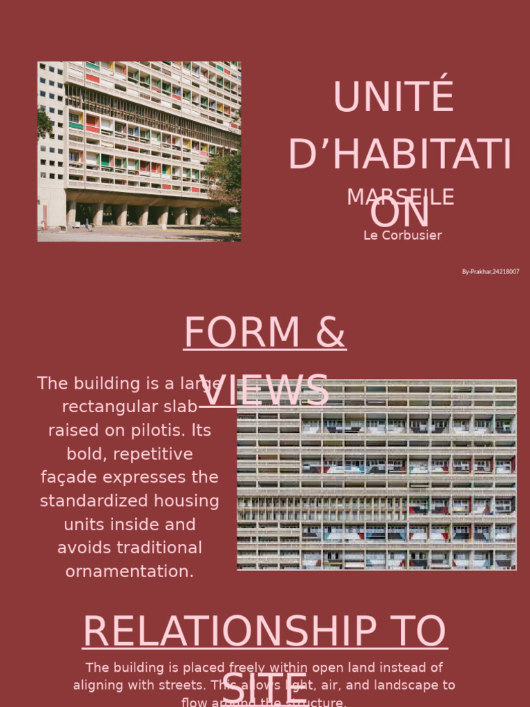 Unité D'habitation | PDF