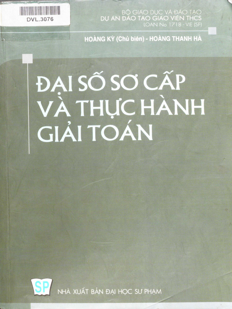 DaiSo SoCap P1 HoangKy | PDF