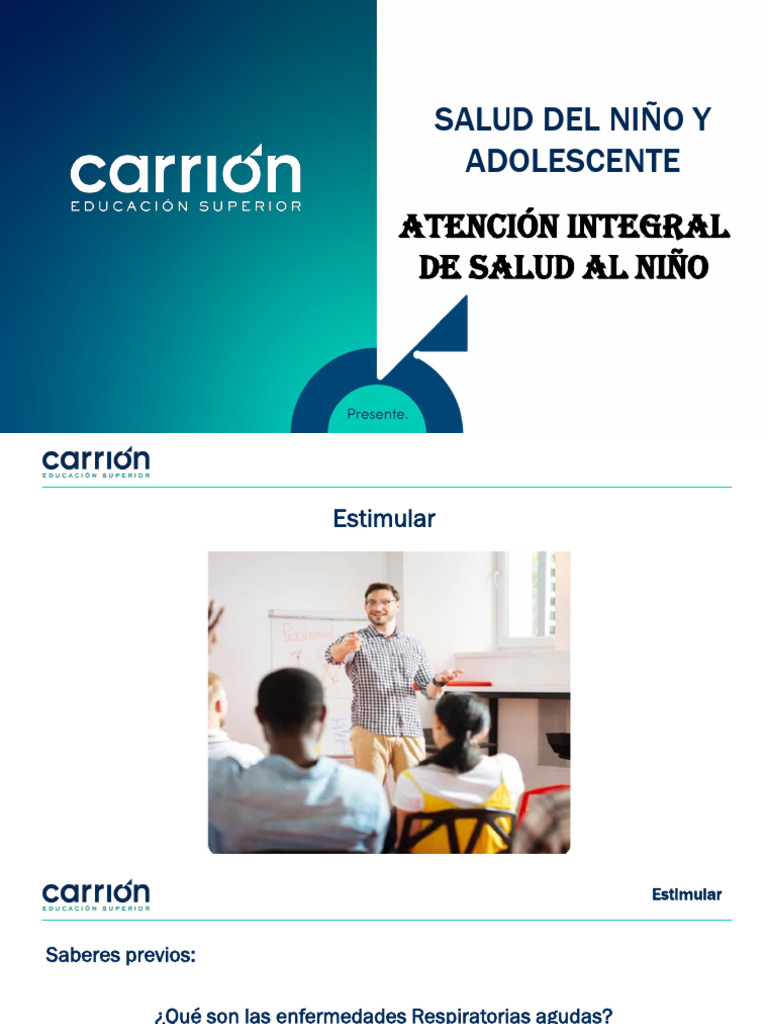 Atencion Integral de Salud Del Nin o Semana 11 | PDF