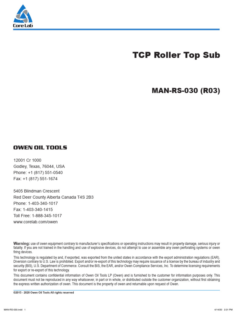 Man RS 030 | PDF