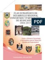 Huancavelica Desarrollo Regional 2004 - 2015