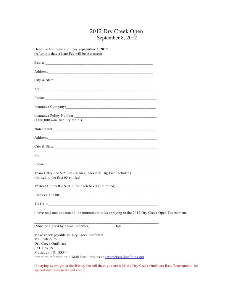 Entry Form | PDF | Business | Law