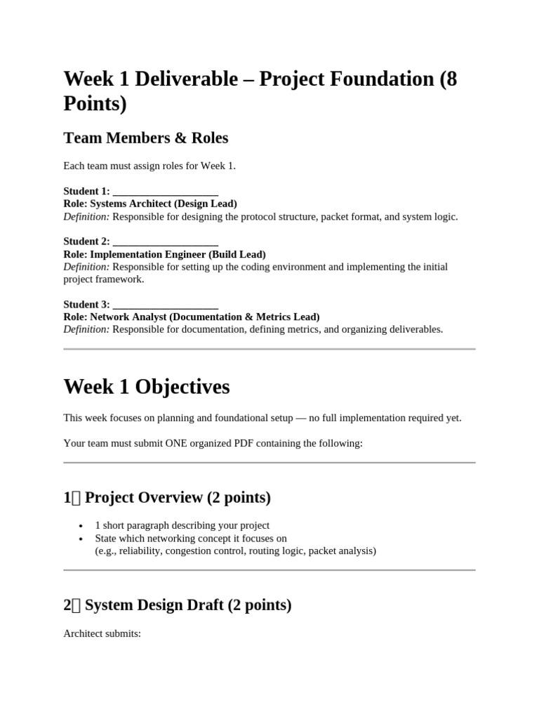 CIT 221 Week 1 Project Assignment | PDF